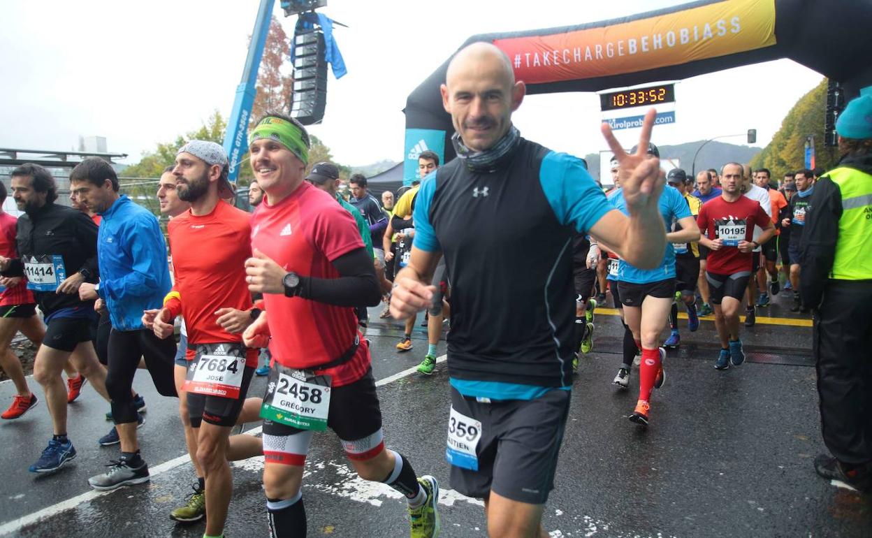 La salida de la Behobia San Sebastián 19 cajones para más de 25.000